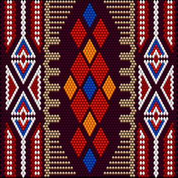 Arts numériques intitulée "Ethnic ornament  in…" par Ihor Ivanov, Œuvre d'art originale, Peinture numérique