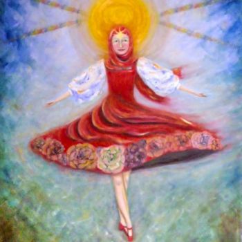 Malarstwo zatytułowany „Hostess day” autorstwa Svetlana Ivanova, Oryginalna praca, Olej