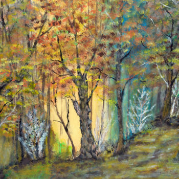 「Seasons」というタイトルの絵画 Ticuによって, オリジナルのアートワーク, アクリル