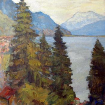 Painting titled "Montreaux" by Ivars Aizkalns, Original Artwork