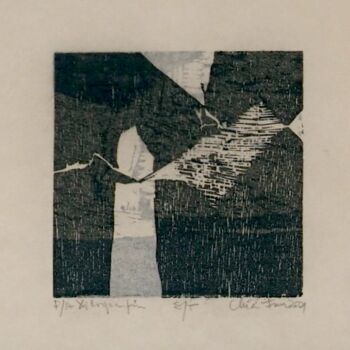 Gravures & estampes intitulée "Xilografía S/T" par Ivonne Chia, Œuvre d'art originale, Xylographie