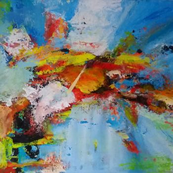 Peinture intitulée "Only abstract" par Is, Œuvre d'art originale, Acrylique