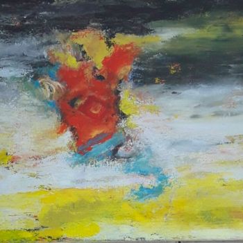 Schilderij getiteld "Only  abstract" door Is, Origineel Kunstwerk, Acryl