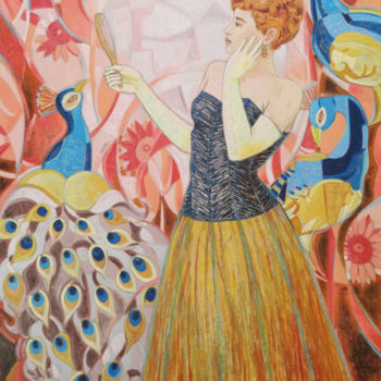 Peinture intitulée "L'orgueil" par Ixia, Œuvre d'art originale, Huile