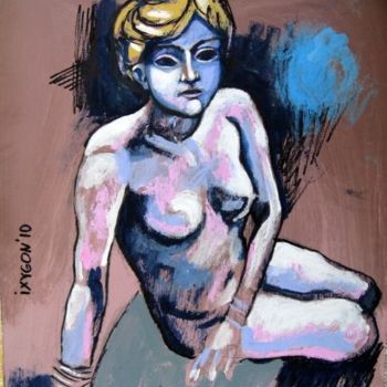Dibujo titulada "Nude" por Ixygon, Obra de arte original, Otro