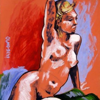 Zeichnungen mit dem Titel "Etude nude" von Ixygon, Original-Kunstwerk, Andere