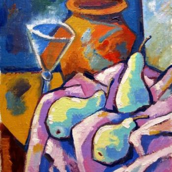 Painting titled "Pears, 50x40, oil,…" by Ixygon, Original Artwork, Oil