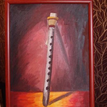 Картина под названием "дудук" - Ия Ивинская, Подлинное произведение искусства, Масло