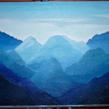 Картина под названием "горы Италии Доломиты" - Ия Ивинская, Подлинное произведение искусства