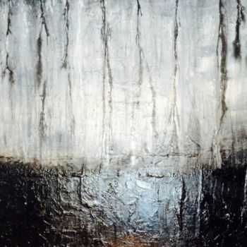 Pittura intitolato "TERRE NOIRE" da Iza Cuny, Opera d'arte originale, Acrilico