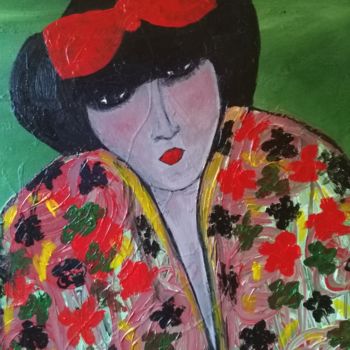 Painting titled "Mia" by Izalord, Original Artwork