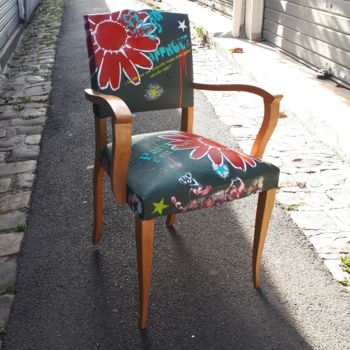 "Fauteuil peint à la…" başlıklı Tablo Iza Zaro tarafından, Orijinal sanat, Akrilik