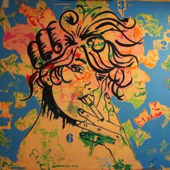 Painting titled "smoking-1.jpg" by Iza Zaro, Original Artwork