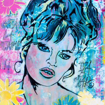 "Brigitte B" başlıklı Tablo Iza Zaro tarafından, Orijinal sanat