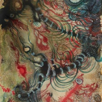 Peinture intitulée "SEA SPELLS" par Izabella Ortiz, Œuvre d'art originale