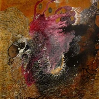 Pintura titulada "Série Songes-rouille" por Izabella Ortiz, Obra de arte original