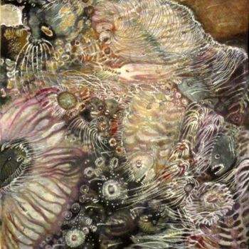 Pintura intitulada "Série Water Spells…" por Izabella Ortiz, Obras de arte originais