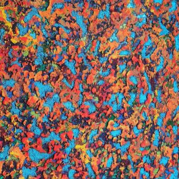 Pittura intitolato "Corals" da Poussy, Opera d'arte originale, Acrilico