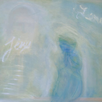 Peinture intitulée "Christ ne se voit p…" par J Bride, Œuvre d'art originale, Huile