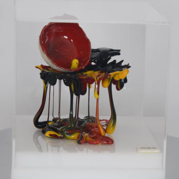 雕塑 标题为“Hungry Thing Drooli…” 由J Costa, 原创艺术品, 玻璃