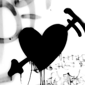 Photographie intitulée "graffiti two" par J.D. Curry, Œuvre d'art originale