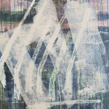 Картина под названием "The Hunt" - J.Kesin, Подлинное произведение искусства, Акрил Установлен на Деревянная рама для носилок