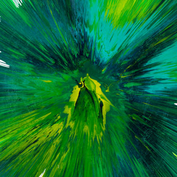 Peinture intitulée "L’intérêt cosmique" par Joanna Koston Jackson, Œuvre d'art originale, Acrylique