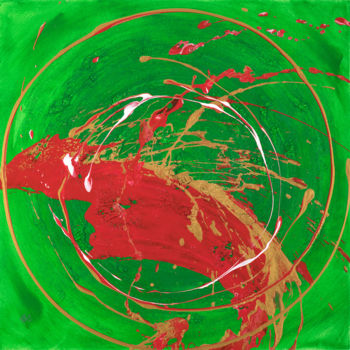 Peinture intitulée "On doit lutter cont…" par Joanna Koston Jackson, Œuvre d'art originale, Acrylique