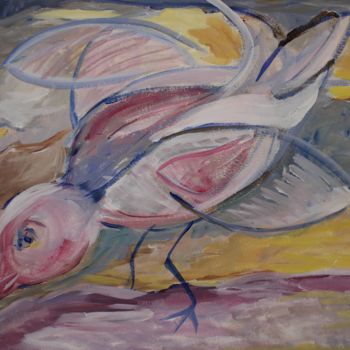 "vogel" başlıklı Tablo J.M. Mondria tarafından, Orijinal sanat, Akrilik