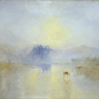 Peinture intitulée "Château de Norham,…" par J. M. W. Turner, Œuvre d'art originale, Huile