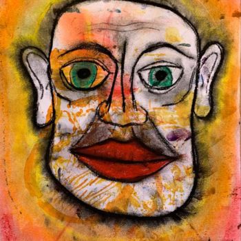 绘画 标题为“Happyface” 由Jonas Sonnemann, 原创艺术品, 粉笔