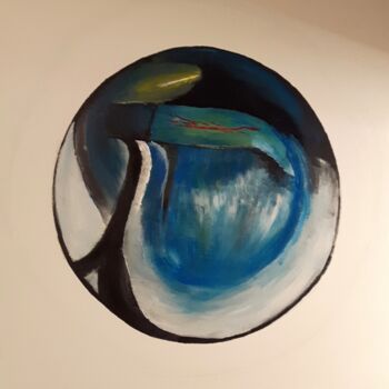 Peinture intitulée "sphere" par J Van Ginneken, Œuvre d'art originale, Acrylique