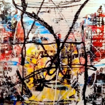 Картина под названием "Proud" - Marcel Van Vliet, Подлинное произведение искусства, Акрил Установлен на Деревянная панель
