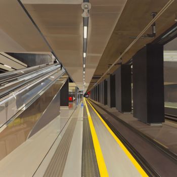 Pintura intitulada "Underground" por Jarosław Szewczyk, Obras de arte originais