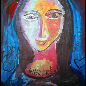 Malarstwo zatytułowany „Mona Lisa ou La joc…” autorstwa Monsieur Jaber, Oryginalna praca