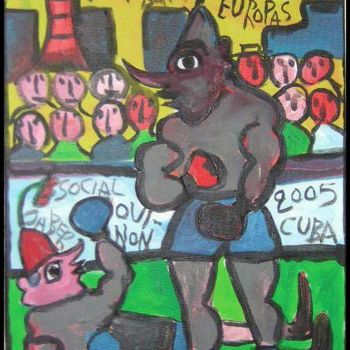 "Le Boxeur" başlıklı Tablo Monsieur Jaber tarafından, Orijinal sanat