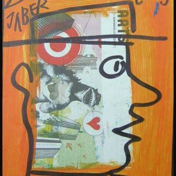 Painting titled "souvenir de de gaul…" by Monsieur Jaber, Original Artwork