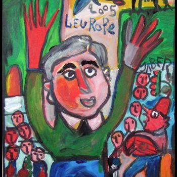 Painting titled "Raffarin" by Monsieur Jaber, Original Artwork