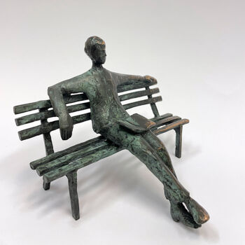 雕塑 标题为“Reader no.II/VIII” 由Jacek Cholewa, 原创艺术品, 青铜