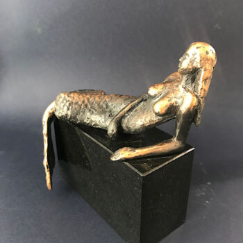 Sculpture intitulée "Mermaid 5/8" par Jacek Cholewa, Œuvre d'art originale, Bronze