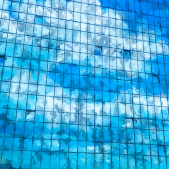 Digitale Kunst mit dem Titel "Windows clouds" von Jacek Dudziński, Original-Kunstwerk, Digitale Malerei
