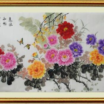 Peinture intitulée "李保平书画3" par Jack, Œuvre d'art originale
