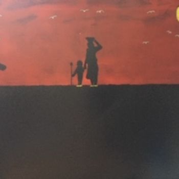 Pittura intitolato "Regard sur la savane" da Jack Gomez, Opera d'arte originale, Acrilico