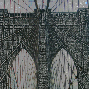 Fotografie getiteld "Brooklyn Bridge" door Jack Welch, Origineel Kunstwerk, Gemanipuleerde fotografie