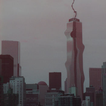 Photography titled "Twisted Tower" by Jack Welch, Original Artwork, Manipulated Photography