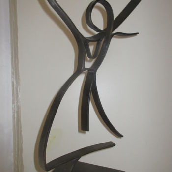 Sculpture intitulée "danseuse" par Jacques Veinante (jackart), Œuvre d'art originale, Métaux
