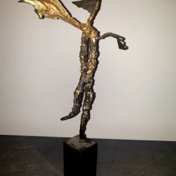 Escultura titulada "libre" por Jacques Veinante (jackart), Obra de arte original, Metales