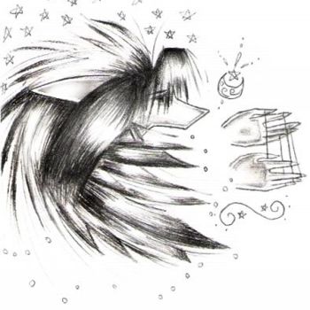 Disegno intitolato "wolf's cradle" da Jack-Caine Silverman, Opera d'arte originale
