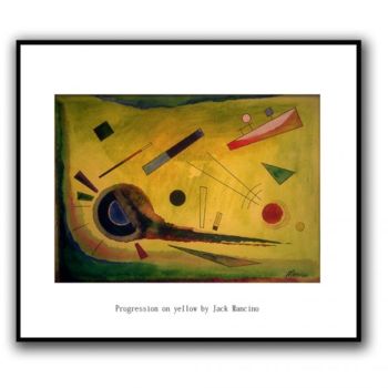 Картина под названием "Jack Mancino-Fragme…" - Jack C Mancino, Подлинное произведение искусства, Масло