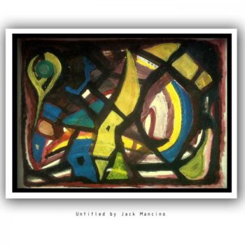Malerei mit dem Titel "Jack Mancino Abstra…" von Jack C Mancino, Original-Kunstwerk, Öl